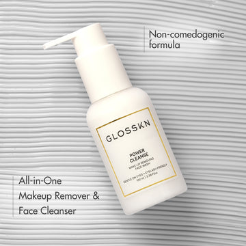 Glosskn Power Cleanse Gentle Face Wash - All-in-One Makeup Remover and Face Cleanser - 100ml