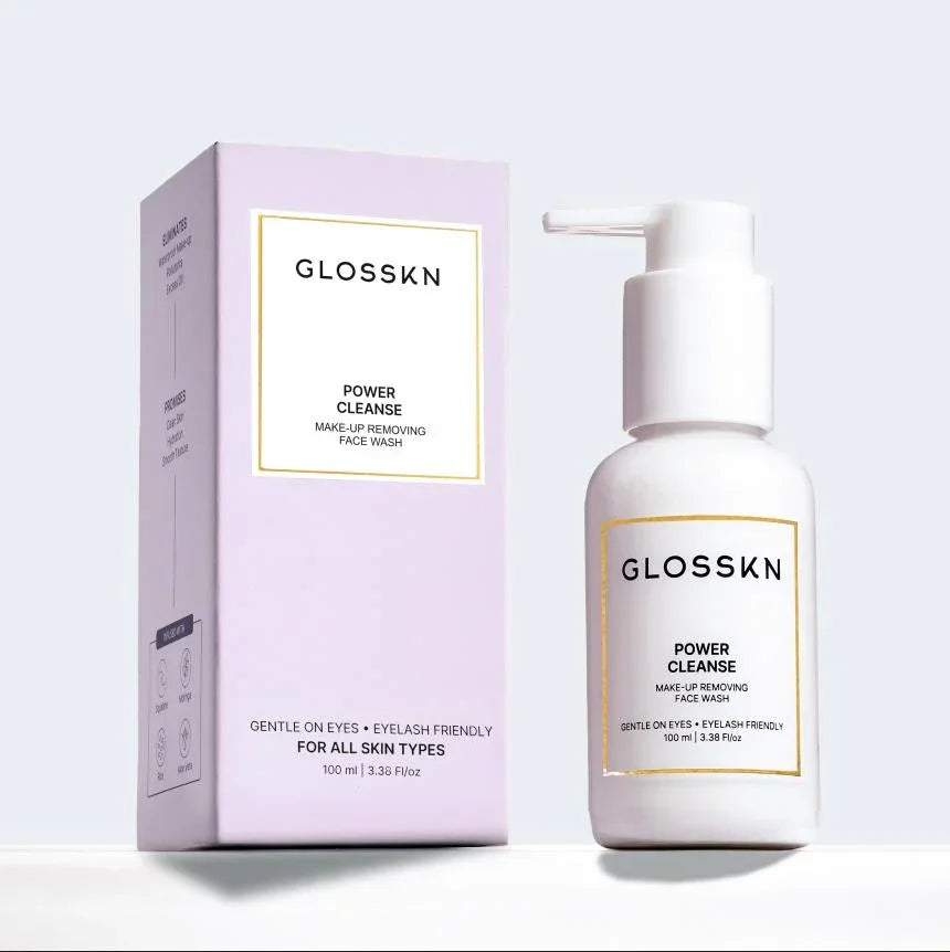 Glosskn Power Cleanse Face Wash - Makeup Removing Face Wash for Daily Cleansing