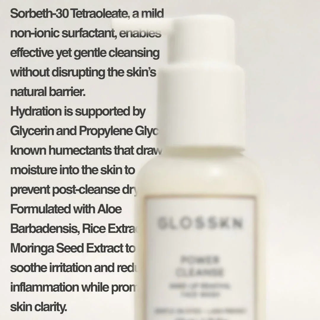 Power Cleanse - Make - up removing Face wash with Power Bands Combo - GLOSSKN