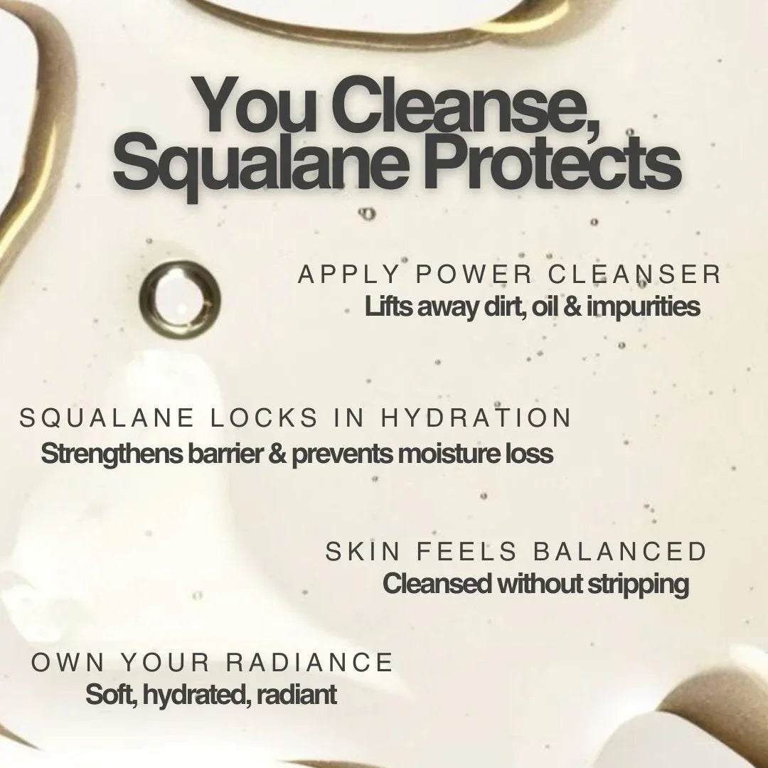 Power Cleanse - Make - up removing Face wash with Power Bands Combo - GLOSSKN
